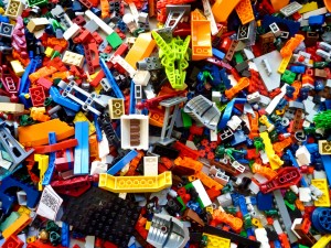 SXSW 2011 Lego Pile - 2 by EgnaroorangE, on Flickr