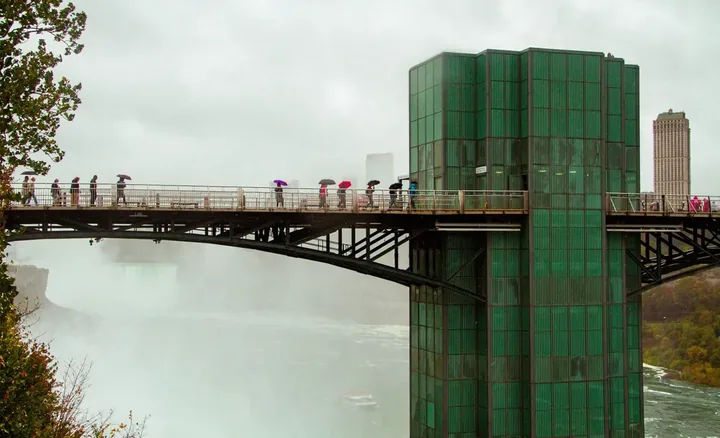 Viewing platform at Niagara Falls